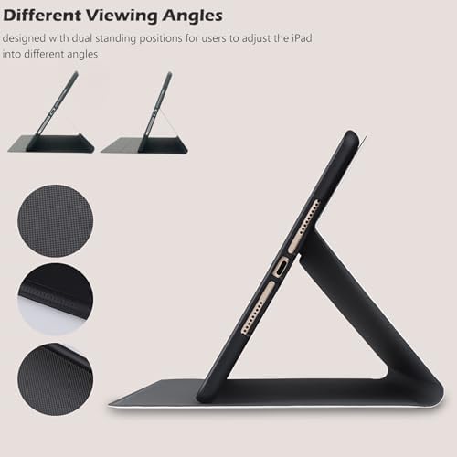 for Microsoft Surface Pro 7 Plus,Surface Pro 7/6/5/4 12.3" Tablet Case,Auto Wake/Sleep,Adjustable Stand Protective Cover - Butterfly
