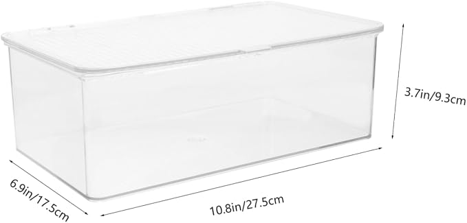 Portable CD Organizer Box with Lid, PET Dustproof Large Capacity | Dvd Storage Container for Home or Office, Media Holder, Space Saving Organizer for Discs