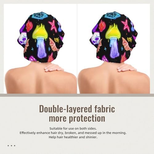 Adjustable Silk Satin Night Cap Women's Men's Sleep Cap