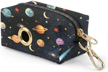 Dog Poop Bag Holder for Leashes With Zippered - Planet