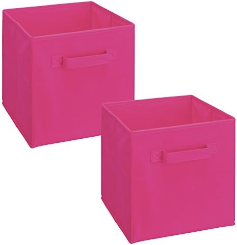 ClosetMaid 3880 Cubeicals Fabric Drawer, Fuchsia, 2-Pack