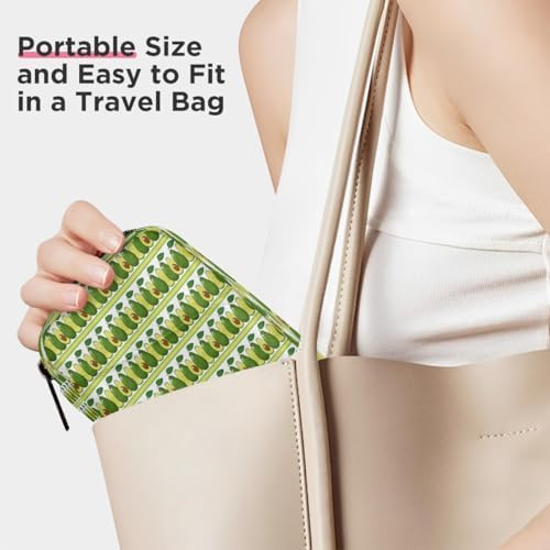 Pill Organizer Box Sage Green Avocado 7-Day Weekly Medicine Pill Case Travel Pill Container Portable Pill Holder Storage Purse Bag Small Compact Size for Vitamin Supplement Birth Control
