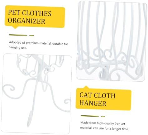 BESTonZON 1Pc Pet Clothing Display Rack Vintage Pet Clothes Organizer for Cat Dog Apparel for Home Pet Shop Use Stylish Hanger for Showcasing Pet Fashion