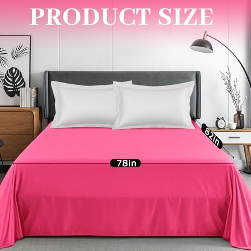 Tisancy Waterproof Bed Blanket Queen Size 78'' x 82'' Pink Polyester, TPU Waterproof Film Mattress Protector Mat with Storage Bag for Bed Cover