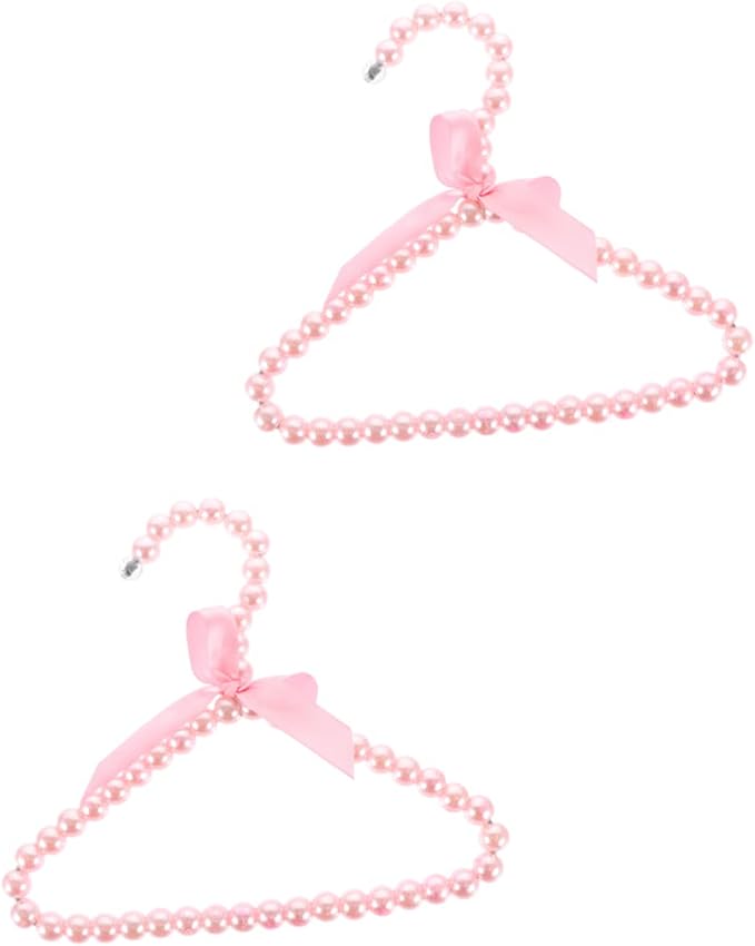Mini Hanger for Pet Clothing Pearl Hanger Decorative for Dog Portable Pet Garment Rack