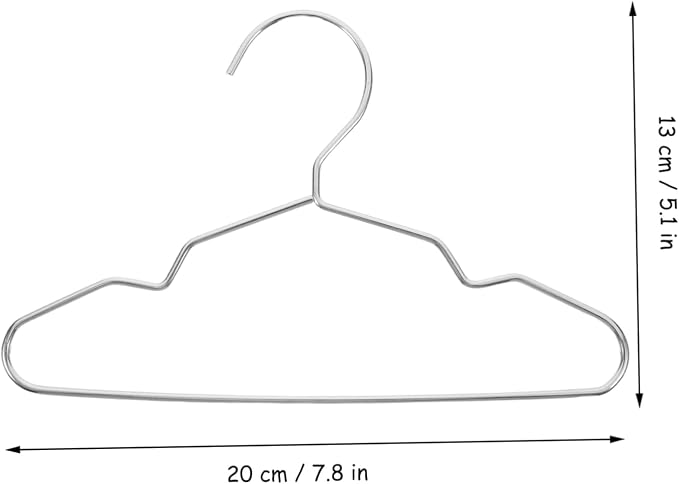Luxshiny 10pcs Pet Storage Hanger for Cat Dog Clothes Compact Organizer Fit for Pet Apparel Drying Storing Space-Saving Design for Home