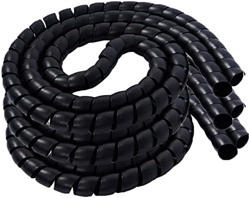 Dog and Cat Cord Protector, 32.8ft Spiral Cable Management Sleeve Organizer, Protects Your Pets and Critters from Chewing Insulated Electric Wire 32.8ft x 10mm 5PCS/pack by FUNZON