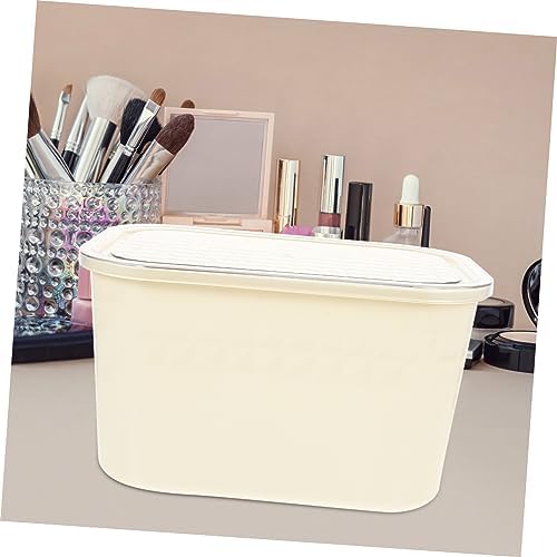 ARTIBETTER Transparent Book Organizer Storage Box Clear Pet Container for Use for Books Dvds and