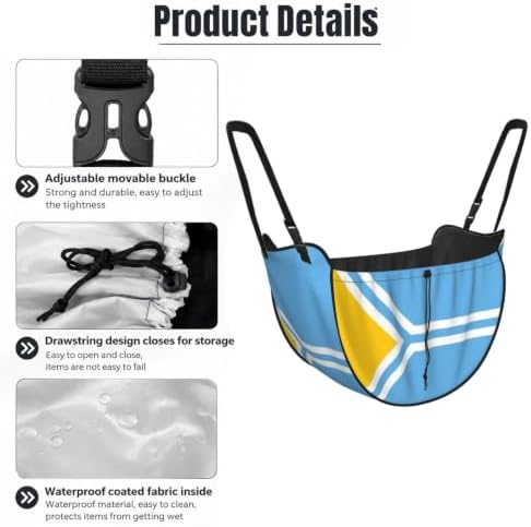Flag of Tuva Car Seat Organizer-Backseat Storage Bag for Travel