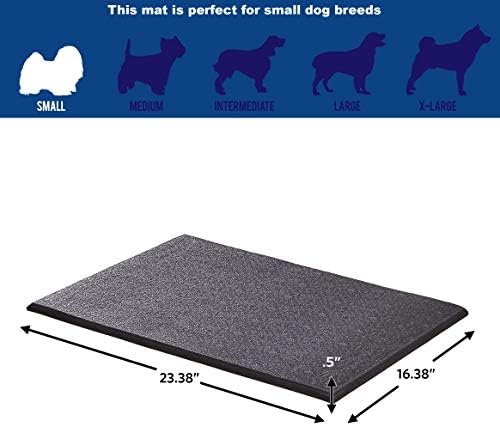 MidWest Homes for Pets Cushioned Dog Crate Mate, 24 inch Black