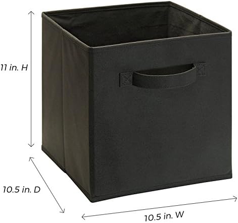 ClosetMaid 3784 Cubeicals Fabric Drawer, Black, 2-Pack