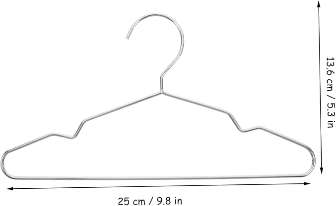 MAGICLULU 10pcs Steel Pet Hangers for Dogs and Cats Clothing Organizer Sophisticated Finish for Home and Pet Shops Versatile Storage for Apparel