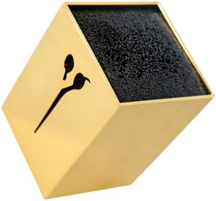 Fashion Metallic Scissors Storage Box Large Capacity Hairdressing Tools Case Abs and Pet Material for Home and Shop Use Efficient and Elegant Organizer for Hair Salon Supplies