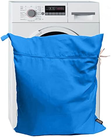 Pet Washing Bag Dog Cat Horse Hair Laundry Bag for Rug Sheet Boots Pets Laundry Helper by Harrison Howard True Blue