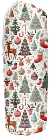 Christmas Tree Stockings Elk Bells Christmas Atmosphere Grocery Bag | Holder and Dispenser Christmas Plastic Bags Organizer Garbage Shopping Trash Bags Storage for Kitchen Home