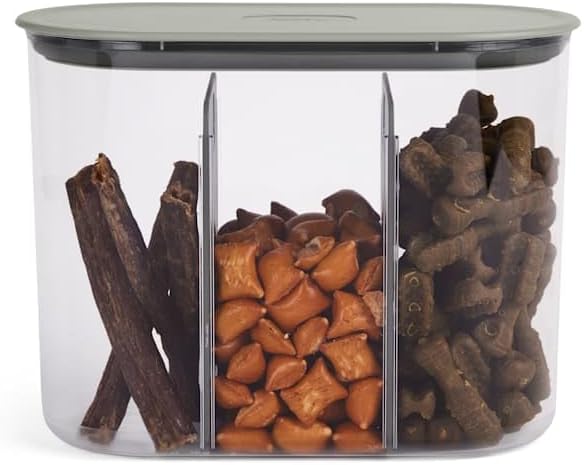 Reddy by Petco Green Divided Dog Treat Jar