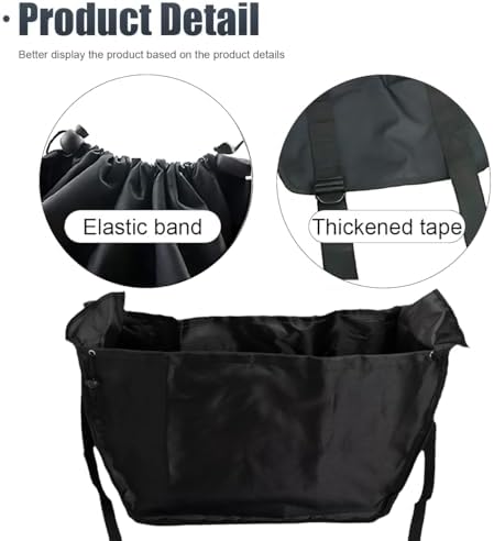 ZIMISI Car Seat Organizer, Oxford Cloth Backseat Car Storage Bag with Drawstrings, Large Capacity Passenger Seat Organizer, Hammock Foldable Hanging Travel Bag for Road Trip (1PC)