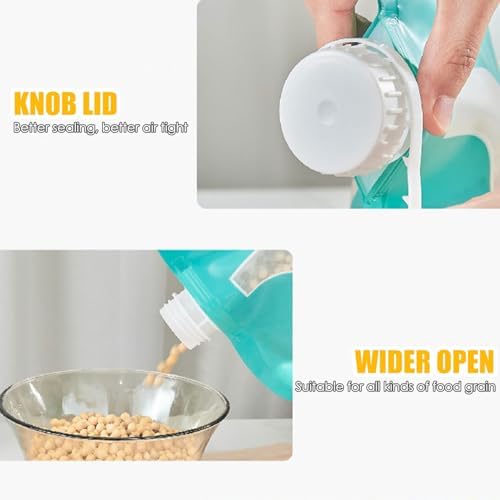 3-Pack Pet Food Storage Bags with Wide Mouth & Twist Cap, Stand-Up Leakproof Kibble Container Pouches, 4-Layer Airtight Dry Dog Cat Food Storage