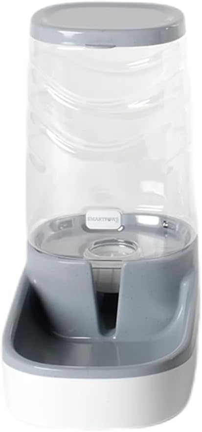 3.8L Gravity Water Bowl - Automatic Pet Water Dispenser for Dogs and Cats
