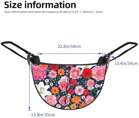 Floral Explosion Car Seat Organizer-Backseat Storage Bag for Travel | Waterproof Durable. Holds Snacks Gear Essentials. Fits Most Cars.