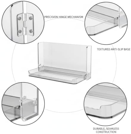 Foldable Storage Box PET Plastic Vanity Organizer for Cotton Pads and Small Essentials (1 PC)