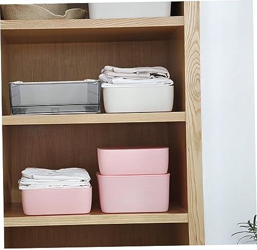 Cabilock Dresser Organizer for Underwear and Socks Capacity Storage Bin Portable and Closet Organizer for Bras Panties and Items Stylish Design Grey