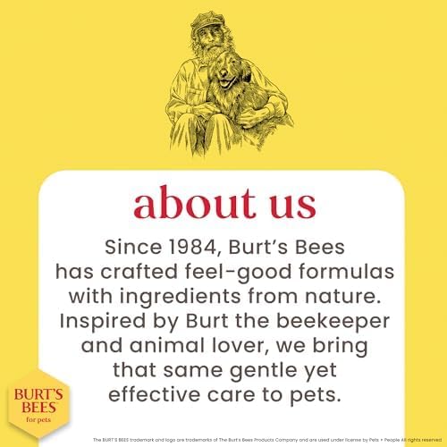 Burt's Bees for Pets Tearless Puppy Shampoo with Buttermilk and Flaxseed Oil, Gentle Dog Shampoo for Puppies 8+ Weeks, Fragrance Free Coat Cleanser with 95% Natural Origin Formula, 16 Fl Oz - 6 Pack