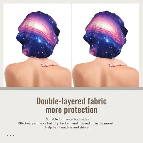 Adjustable Silk Satin Night Cap Women's Men's Sleep Cap