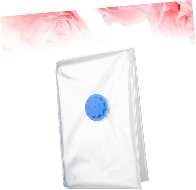 Vacuum Storage Bags 50x60cm PET and PE Waterproof Compression | White Space Saver Organizer, Sealed Bag Design, Clothes and Comforter Storage, Vacuum Compression Use