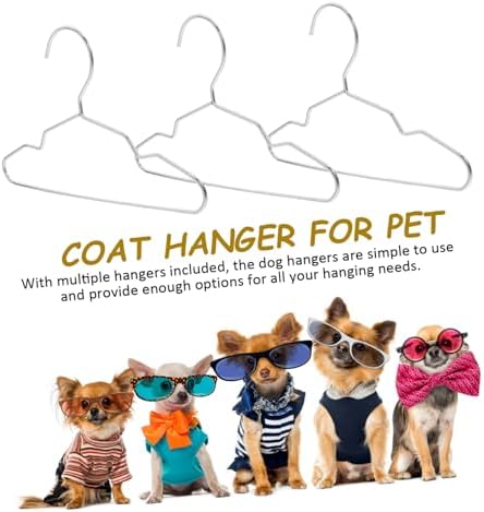 10pcs Pet Cloth Hanger for Dogs and Cats Drying Rack Sturdy Design for Pet Clothing Organization Home and Grooming Salons