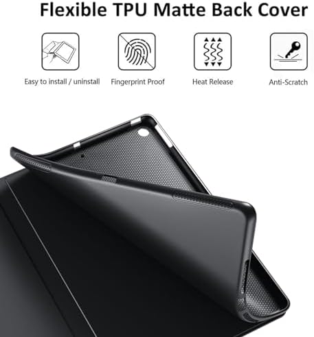 for Microsoft Surface Pro 11/10/9-13" 2024/2022 Tablet Case,Auto Wake/Sleep,Adjustable Stand Protective Cover - Magic Frog Wizard