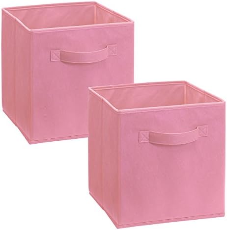 ClosetMaid 1468 Cubeicals Fabric Drawers, Pink, 2-Pack