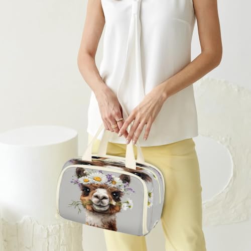 Alpaca Travel Toiletry Bag for Women
