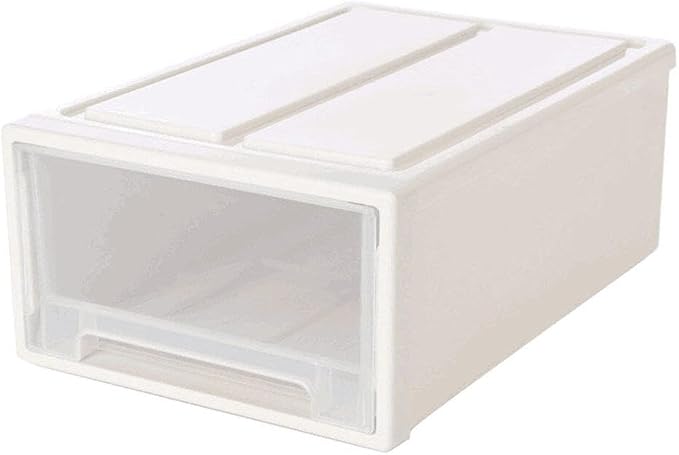 Zerodeko 1pc Storage Box for Organizing Clothes and Shoes Stackable Household Container and Wear-resistant Design for Bedroom and Living Room