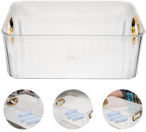 White Pet Storage Box for Bedroom and Powder Room, Dustproof Drawer Organizer with Smooth Polishing and Strong Load-bearing Capacity, for Socks and Accessories Storage