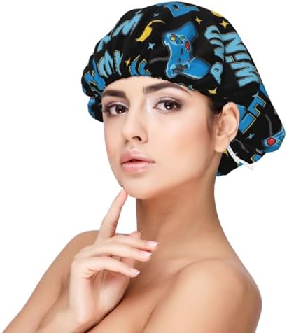 Adjustable Silk Satin Night Cap Women's Men's Sleep Cap