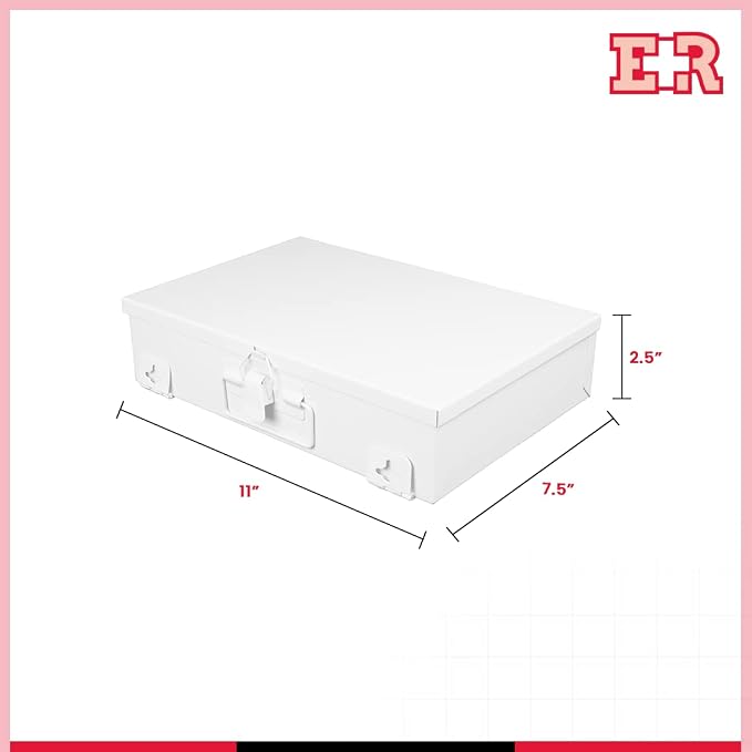 Ever Ready First Aid Metal Case, No.25 – 11” x 7.5” x 2.5”