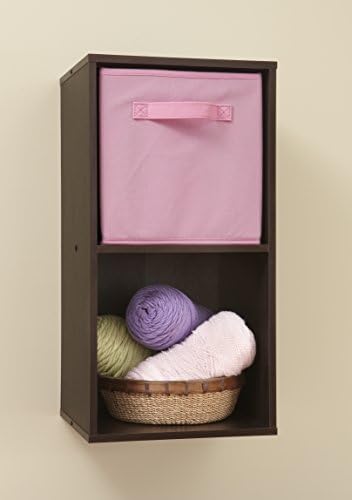 ClosetMaid 1468 Cubeicals Fabric Drawers, Pink, 2-Pack