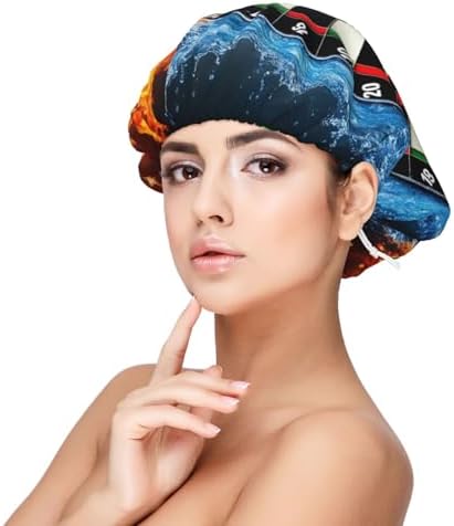 Adjustable Silk Satin Night Cap Women's Men's Sleep Cap