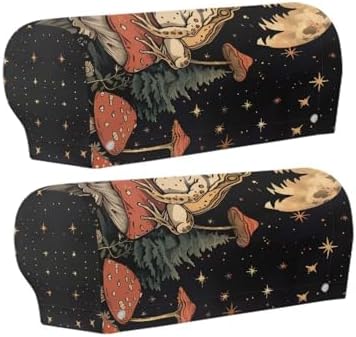 Goth Mushroom Frog Arm Covers for Couch Arm Chair Covers Set of 2 Scratch-Resistant Sofa Arm Covers Furniture Protector for Chairs and Sofas Home Decoration