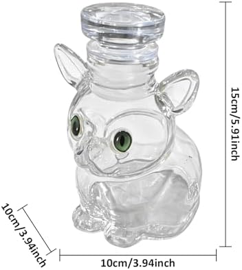 Animal Candy Container - Cute Airtight Storage Jar, Decorative Kitchen Canister with Lid, Multifunction Organizer | Candy Jar for Chocolate Nuts Fondant Pet Treats Coffee Pod Dining Living Room