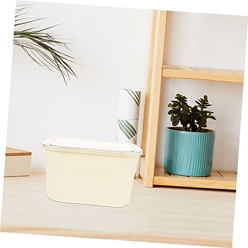 COHEALI Clear Storage Box with Lid Transparent Pet Book Organizer for Bathroom Pantry and Office Versatile Container for Toys Makeup Snacks and More