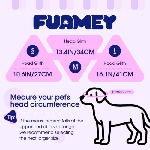 FUAMEY Dog Hat Beach Bucket Hat for Dogs with Ear Holes Summer Visor