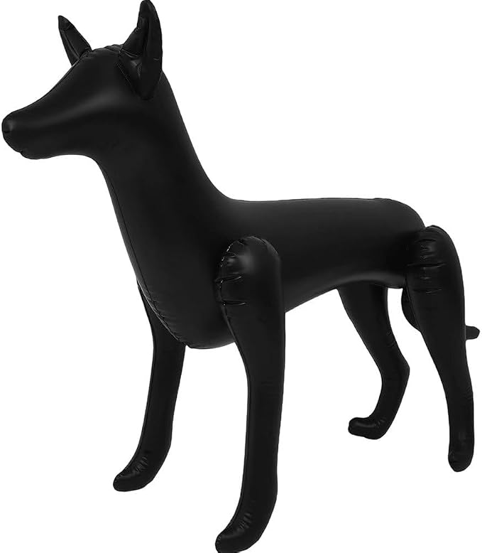 Inflatable Pet Clothing Model Mannequin Display Stand, Inflatable Dog Clothes Rack Display for Animal Outfits Decorations