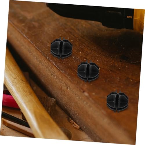 ABOOFAN 12Pcs Black ABS Cube Connectors for DIY Wire Storage Assembly | Tool Free Installation, Deformation Resistant Design, Fits Shoe Racks and Storage Cabinets, PET Cage Use
