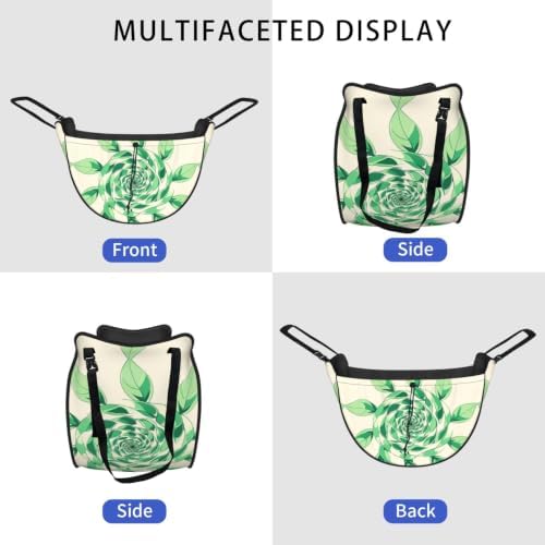 Leaf pattern Car Seat Organizer-Backseat Storage Bag for Travel