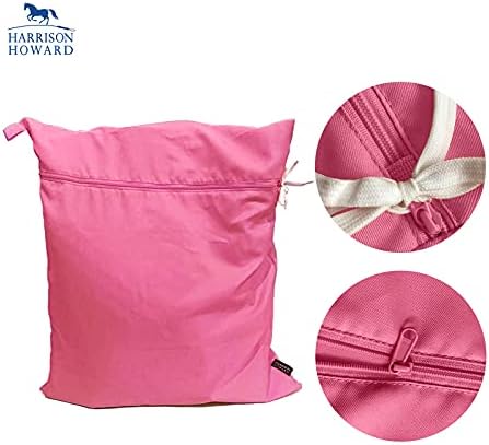 Harrison Howard Pet Washing Bag Dog Cat Horse Hair Laundry Bag for Rug Sheet Boots Pets Laundry Helper Pastel Pink