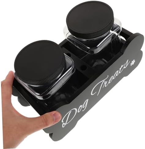 SHOWERORO Dog Organization and Storage Storage Box Treat Container Holder Dog Biscuits for Pet Food Bin Box