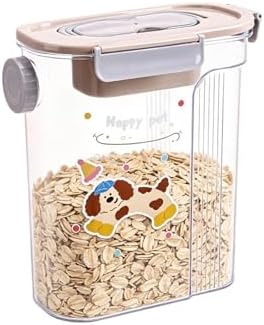 Dog Treat Container Airtight Airtight Portable Pet Food Bin with Handle