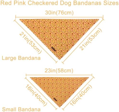Fall Dog Bandana, UP URARA PUP Puppy Bandana for Small,Medium Dog, Hedgehog Mushroom Cotton Triangle Bid Scarf Dog, Pet Kerchief for Girl Boy Dogs or Cats, Fancy Fall Classic Dog Bid Scarf
